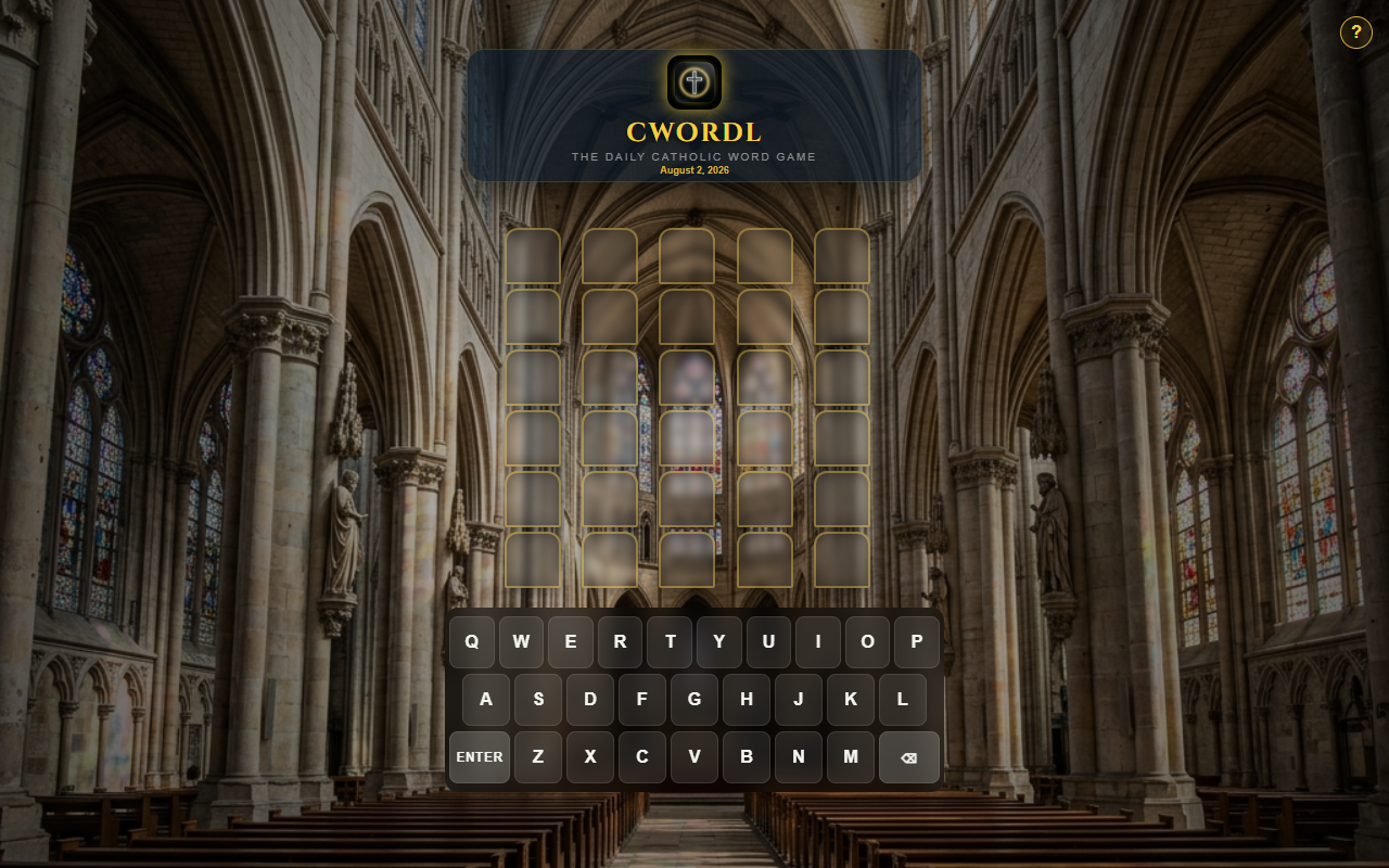 Cwordl screenshot